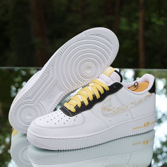 Nike Air Force 1 Low Gold Links Zebra Print - Picture 6 of 15